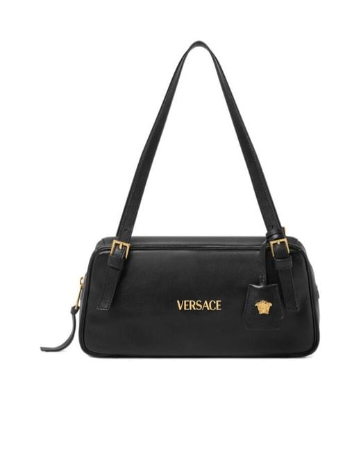 Versace Black Tag Large Bowling Bag