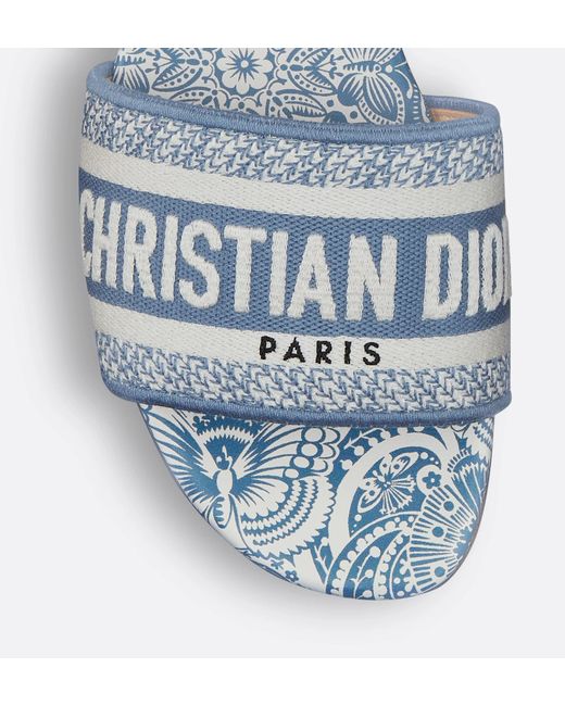 Dior Blue Dway Slide