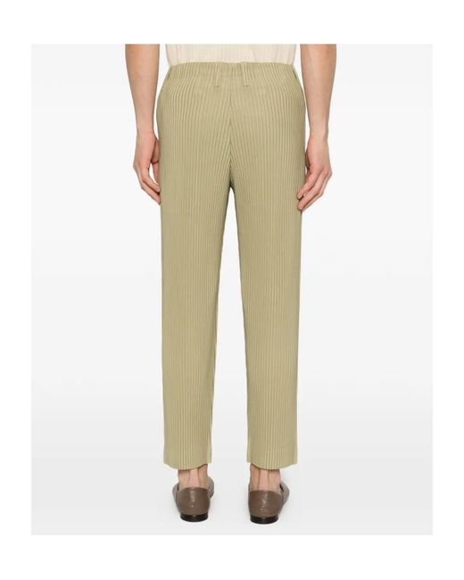 Homme Plissé Issey Miyake Natural Homme Plissé Issey Miyake Tailored Pleated Pants for men