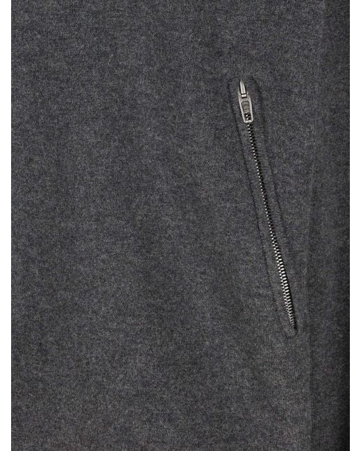 Balenciaga Gray Half-Zip Knitted Jumper
