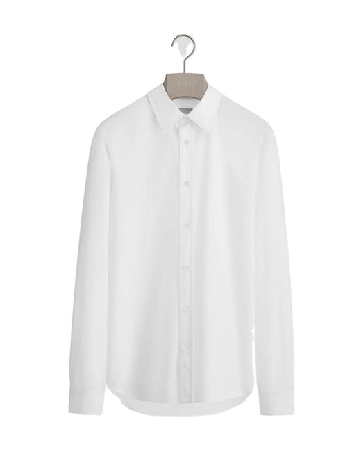 Dior White Shirt With Moulures Embroideries for men