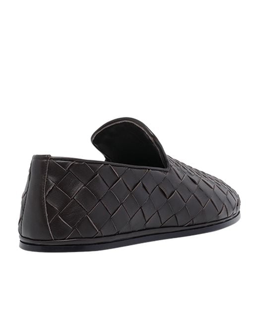 Bottega Veneta Black Sunday Slip-On Flats for men
