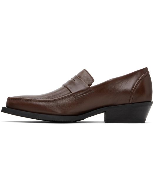 Our Legacy Brown Cypher Loafers for men