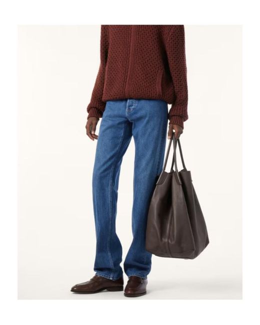 Loro Piana Blue Kamen Trousers for men