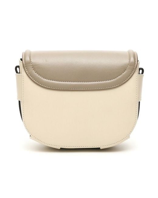 See By Chloé Natural Mara Leather Cross Body Bag