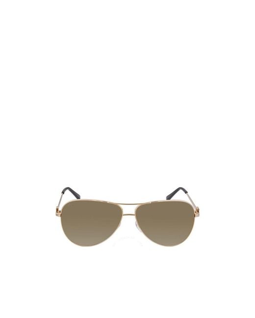 Ferragamo Metallic Logo Sunglasses for men