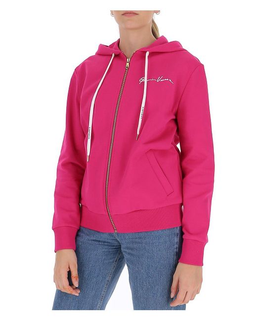 Versace Pink Gianni Signature Hoodie