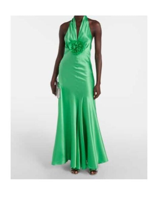 Rodarte Green Backless Dress