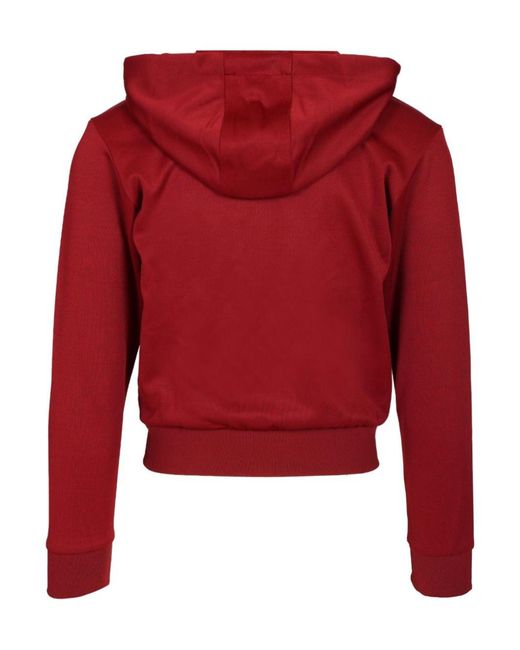 Adidas by Wales Bonner Red Adidas Originals X Wales Bonner Logo Printed Zip-Up Hoodie for men