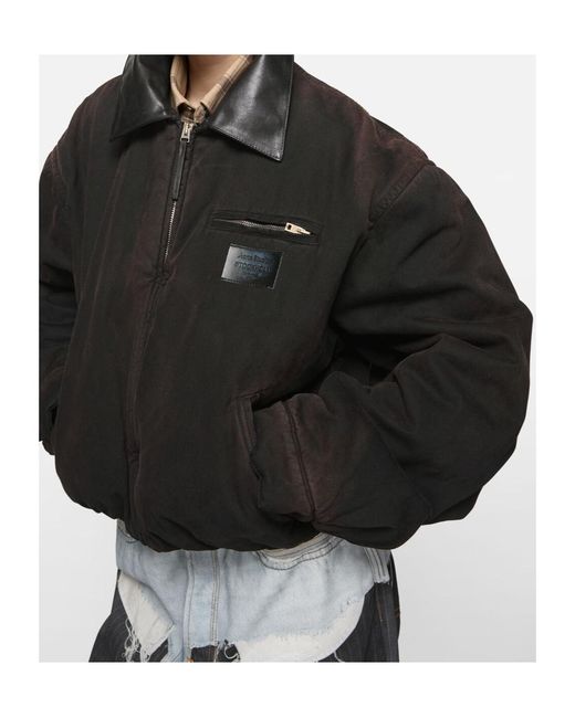 Acne Black Bomber Jacket