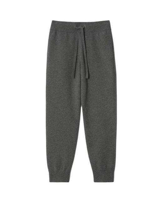 Burberry Gray Larkan Cashmere Blend Jogging Pants