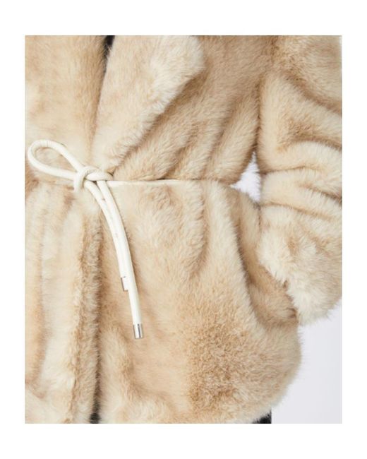 Sportmax Natural Belted Heavy Jacket