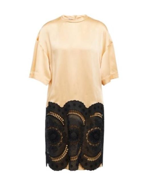 Stella McCartney Black Embroidered Minidress