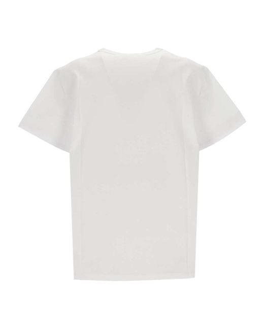 McQueen Gray Skull Printed Crewneck T-Shirt for men