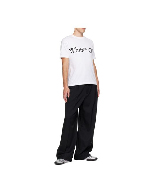 Off-White c/o Virgil Abloh Gray Bookish Scarf T-Shirt for men