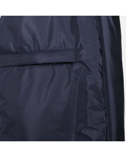 Prada Blue Zip-Up Hooded Jacket for men