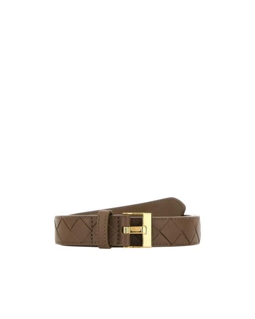 Bottega Veneta Brown Woven Belt