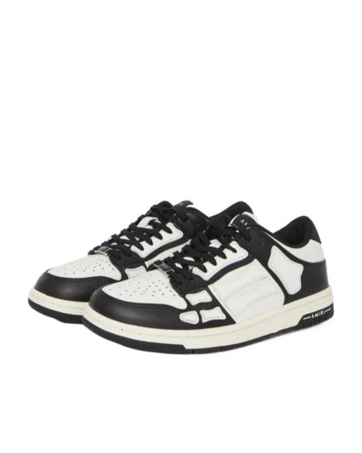Amiri White Low-Top Lace-Up Sneakers for men