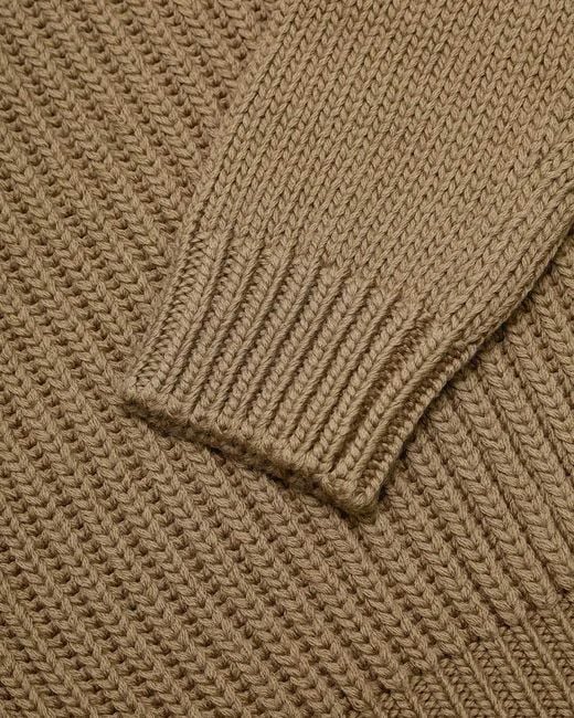 Weekend by Maxmara Natural Round Neck Long-Sleeved Sweater