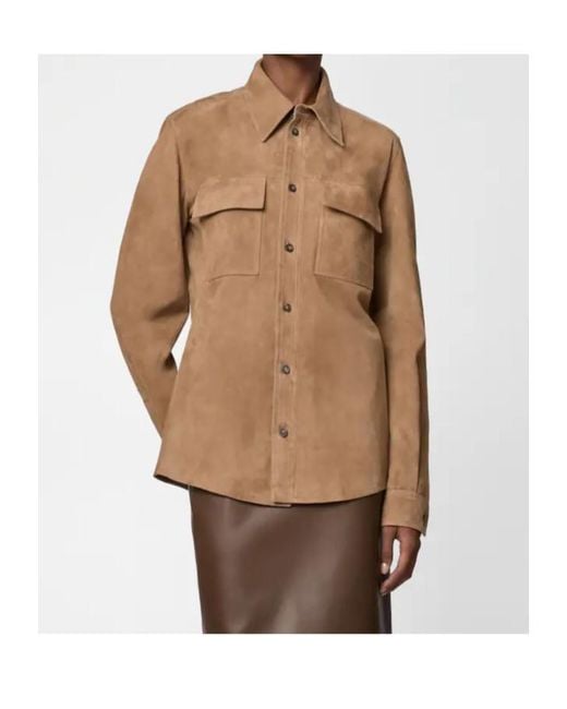 Tod's Brown Long-Sleeved Shirt