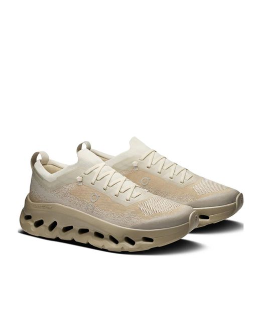 On Shoes Gray Round-Toe Sneakers