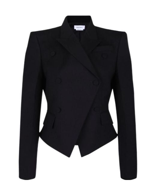 McQueen Blue Double Breasted Blazer