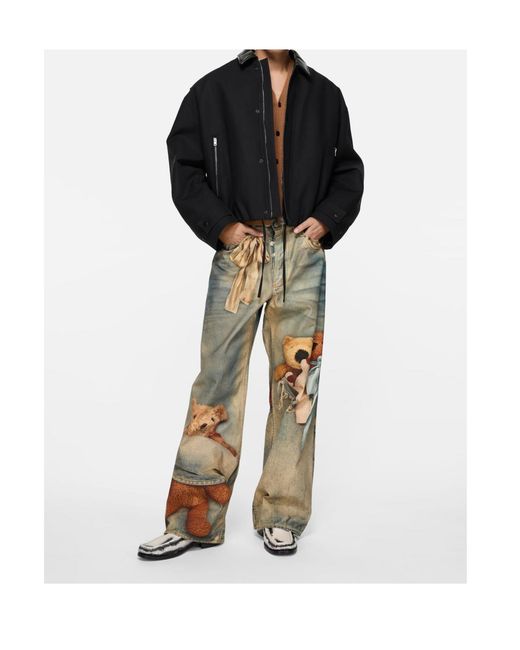 Acne Blue Twill Jacket for men