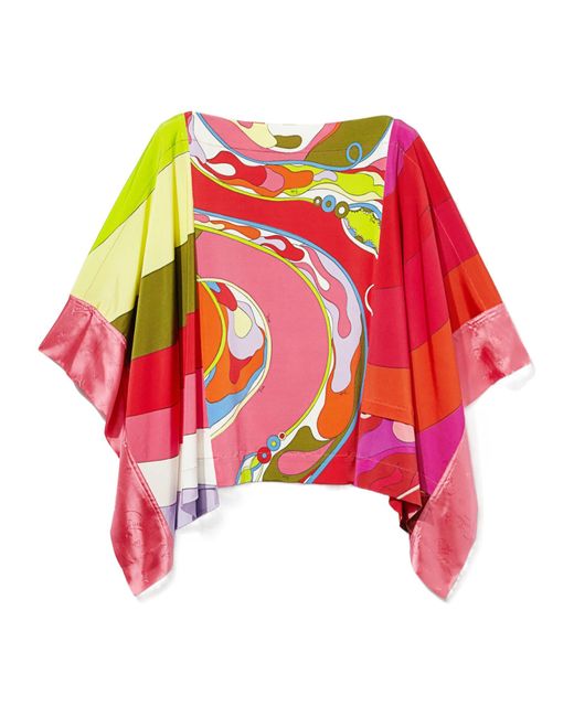 Emilio Pucci Red Patterned Top