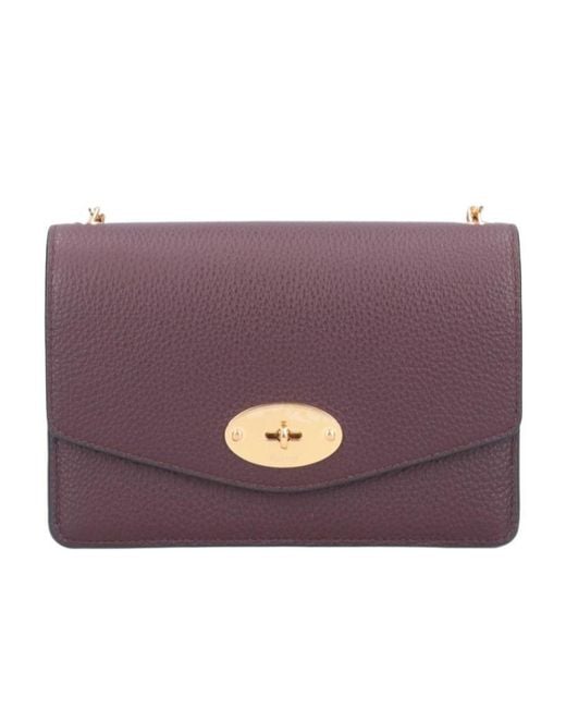 Mulberry Purple Small Darcey Crossbody Bag