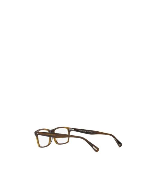 Oliver Peoples White Logo Flat Mirror for men