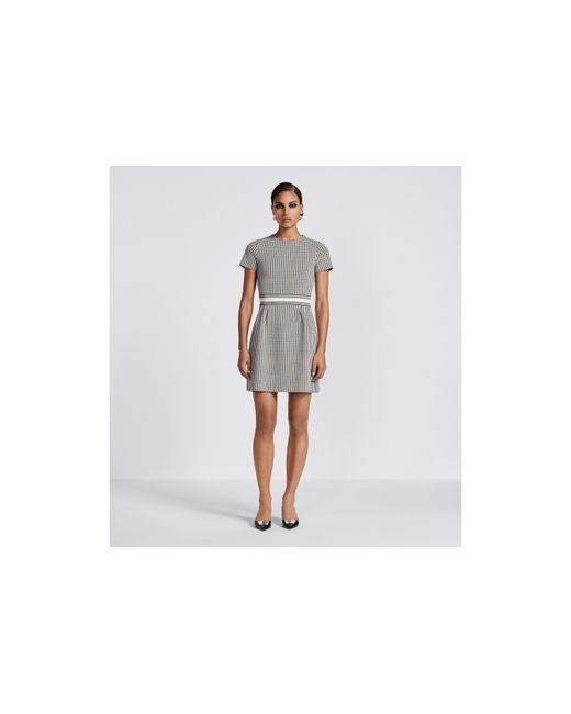 Dior Gray Short Flared Dress