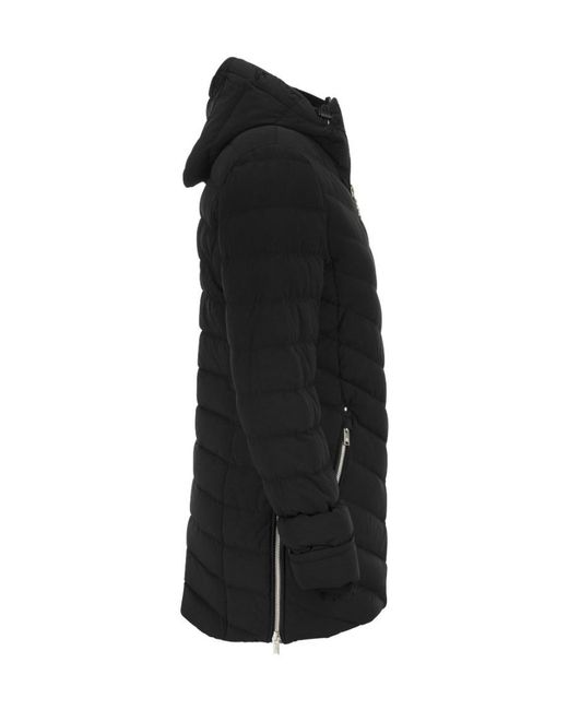 Moose Knuckles Black Rockcliff Padded Hooded Jacket