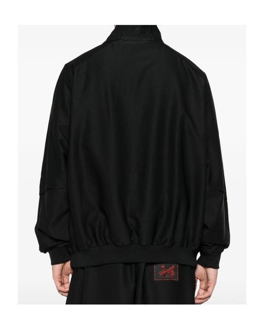 ADIDAS X WILLY CHAVARRIA Black Willy Chavarria X Adidas Track Zipped for men