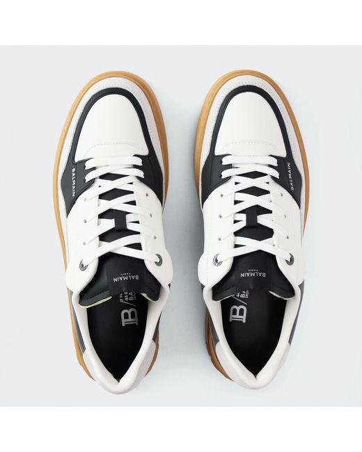 Balmain Gray Versatile Casual Shoes for men