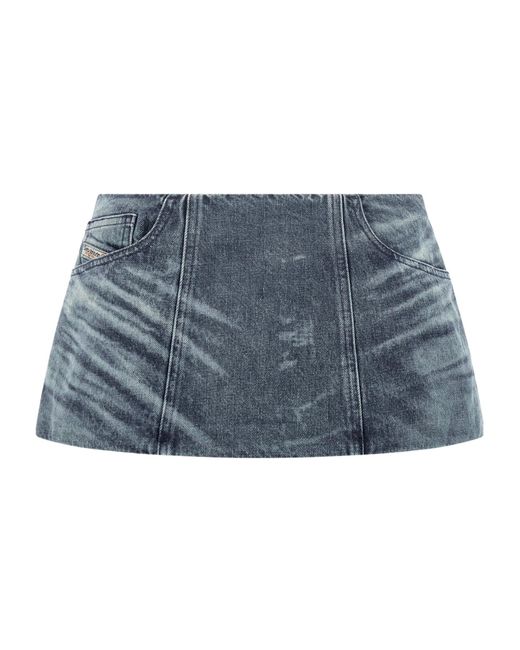 DIESEL Blue Denim Skirts