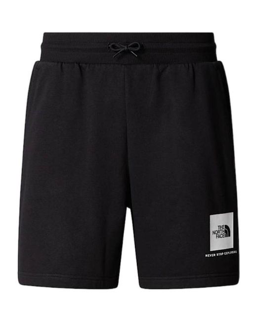 The North Face Black Nse Box Regular Shorts for men