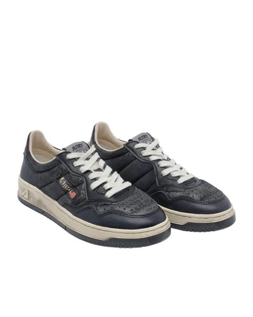Autry Black Super Vintage Sneakers for men