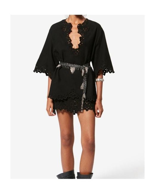 Isabel Marant Black Isabel Marant Étoile Shana Shirt
