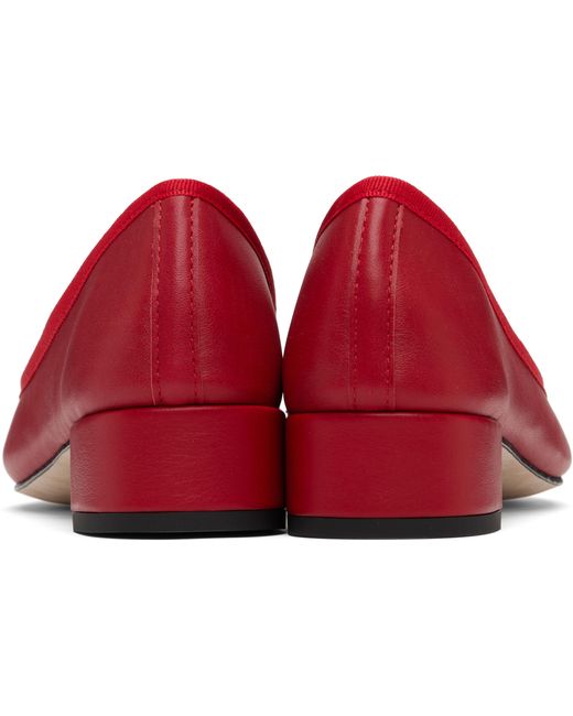 Repetto Red Camille Ballet Shoes