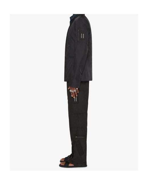 Givenchy Black Single-Breasted Long-Sleeved Jacket for men