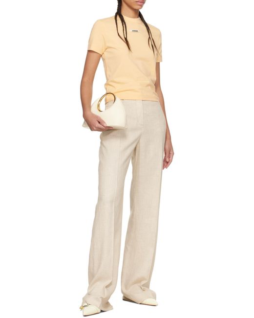Jacquemus White Le Pantalon Sauge