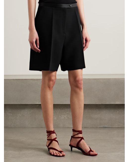 Khaite Black Micha Shorts