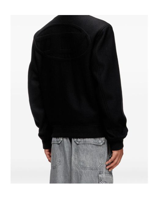 DIESEL Black J-Arry Padded Bomber Jacket for men