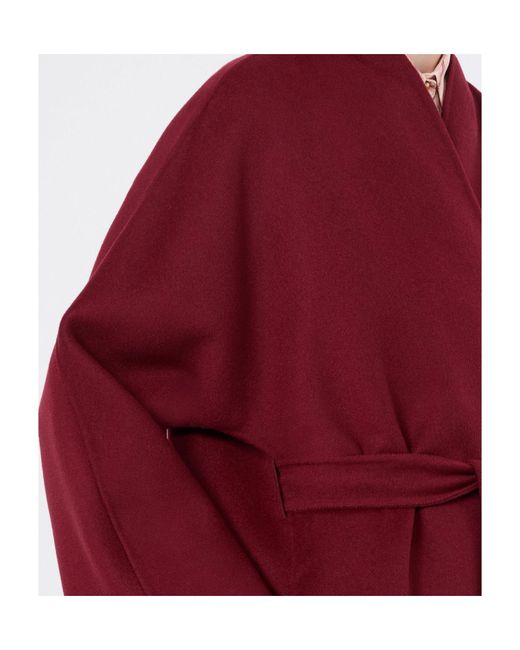 Max Mara Red Studio Mstforte Belted Coat