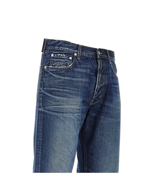Haikure Blue Logo Jeans for men