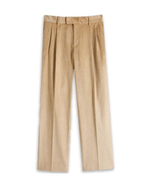 Drole de Monsieur Natural Drôle De Monsieur High-Waist Corduroy Pants for men