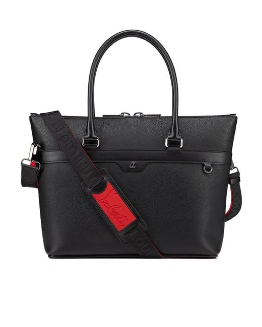 Christian Louboutin Black Logo Detailed Tote Bag for men