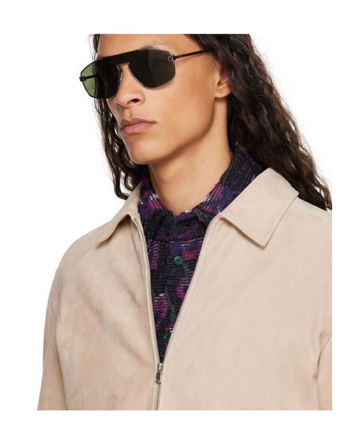 Fendi Green Shield Sunglasses for men