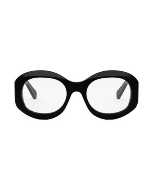 Céline Black Logo Flat Mirror