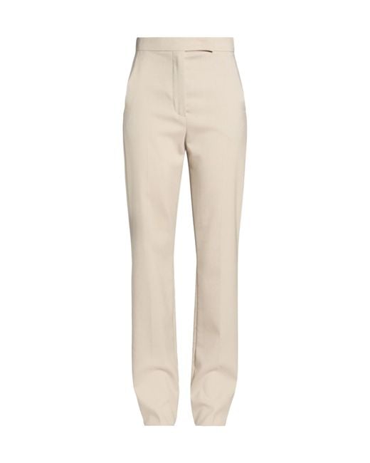 Max Mara Natural Simple Straight-Leg Pants
